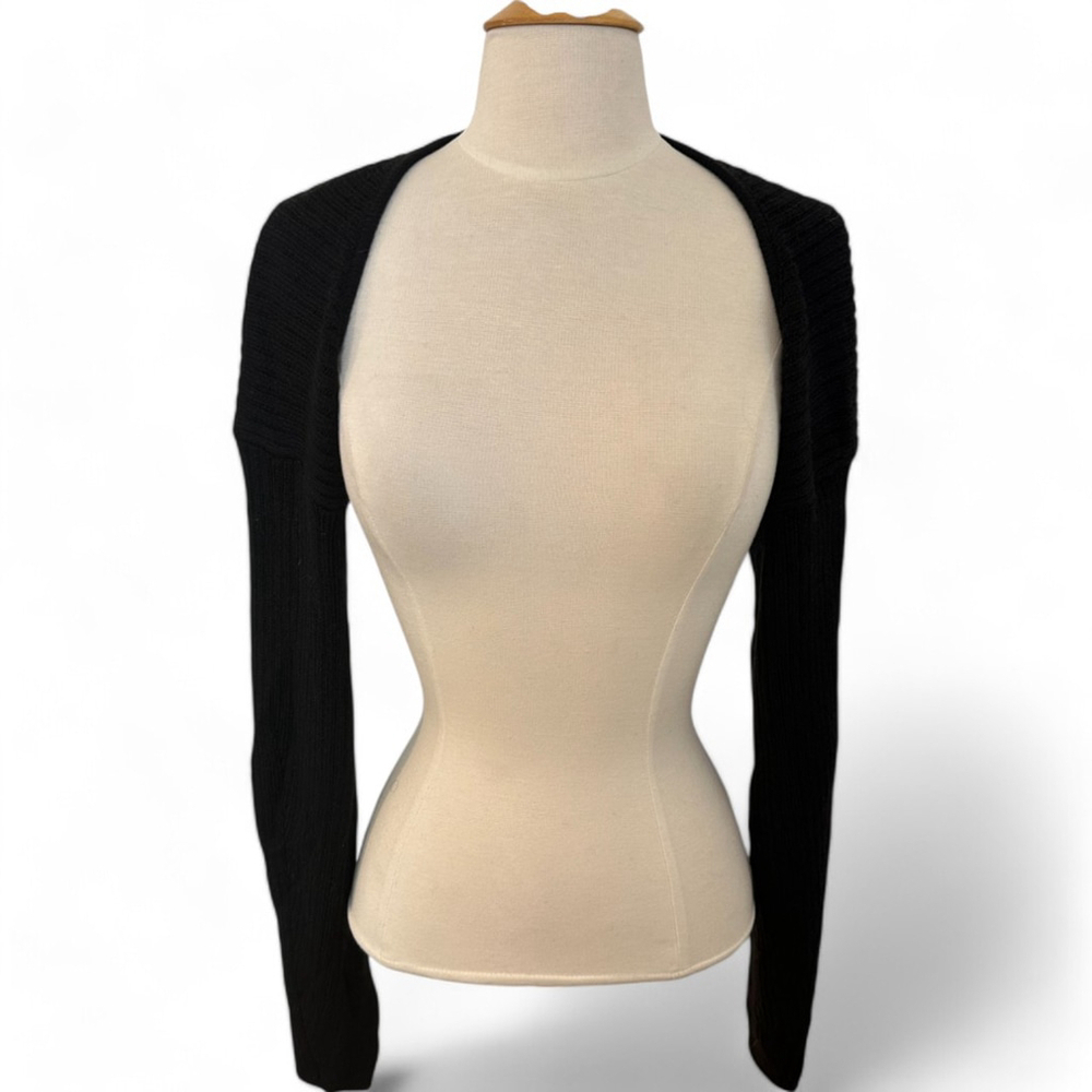 Women's H&M Divided Shrug Size S Black